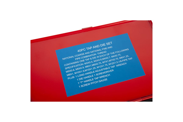 Набор метчиков и плашек BOVIDIX 288204001