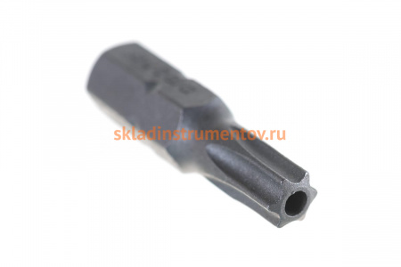 Вставка-бита 1/4"DR T-TORX, T27H, 25 мм Ombra 514827