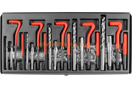 Набор для восстановления резьбы Thorvik M5-M12, 131 предмет TRIS131 53171