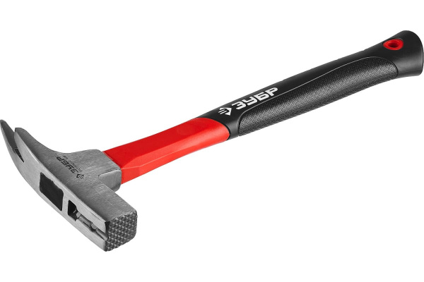 Молоток КРОВЕЛЬЩИКА 600 г с фибергласовой рукояткой ЗУБР Мастер 20203