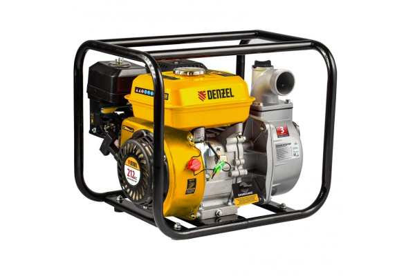 Бензиновая мотопомпа для чистой воды DENZEL PX-50 99201 Бензиновая мотопомпа для чистой воды DENZEL PX-50 99201