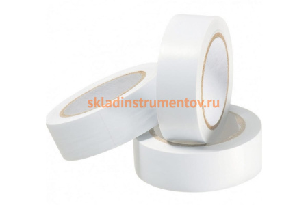 Набор изоленты MATRIX белая, 19 мм х 10 м, 3 шт 88856