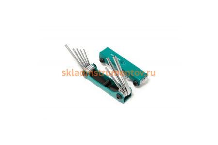 Набор ключей TORX складной, 8 предметов ROCKFORCE RF-5083F