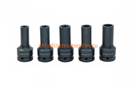 Набор торцевых головок для болтов ГБЦ MAN (3/4"DR E18/E20/E24, 17/19 мм 12-гр) Jonnesway AN040264 49636