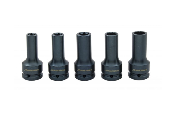 Набор торцевых головок для болтов ГБЦ MAN (3/4"DR E18/E20/E24, 17/19 мм 12-гр) Jonnesway AN040264 49636