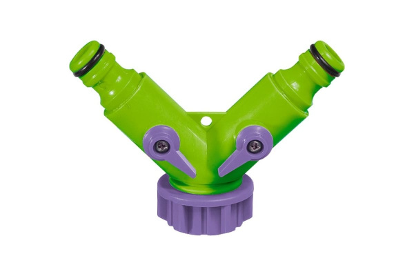 Разветвитель 2-х канальный со штуцерами (G3/4") PALISAD 66426 Разветвитель 2-х канальный со штуцерами (G3/4") PALISAD 66426