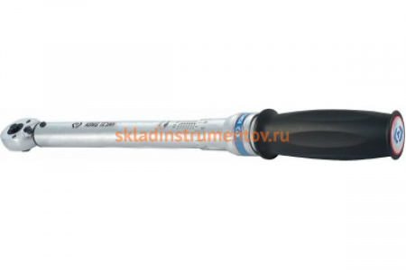 Динамометрический ключ для левой и правой резьбы 1/2", 60-340 Нм, футляр KING TONY 34462-2DG