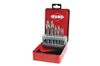 Набор цековок (6 шт; 71-100 мм; М3-M10; 180 гр.; HSS-G) Ruko 102452