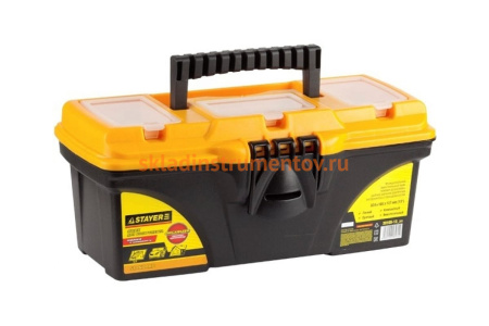 Ящик пластиковый с органайзерами STANDARD (565х325х290 мм; 22") STAYER 38105-21_z02