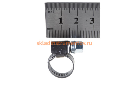 Ленточный червячный хомут 008-012мм нержавеющая сталь JTC-ZN12