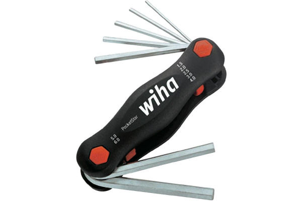 Набор шестигранных ключей 7шт Wiha PocketStar 351 PK7 23035