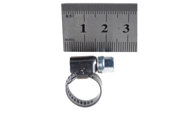Ленточный червячный хомут 008-012мм нержавеющая сталь JTC-ZN12