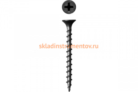 Саморезы ЗУБР СГД гипсокартон-дерево, 90 x 4.8 мм, 100 шт, фосфатированные, 300031-48-090