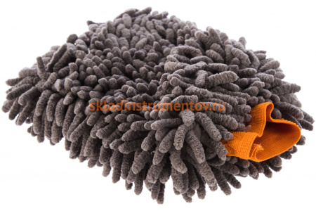 Варежка из микрофибры для очистки и полировки автомобиля, 25х20 см Airline AB-D-01