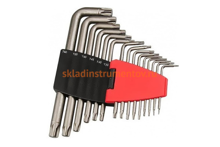 Набор Г-образных ключей FORCE Т6-Т60 15 предметов 5151