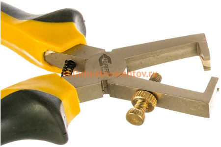 Кусачки для снятия изоляции 160мм 2-компонентные ручки, никель-хром GRIFF 026322