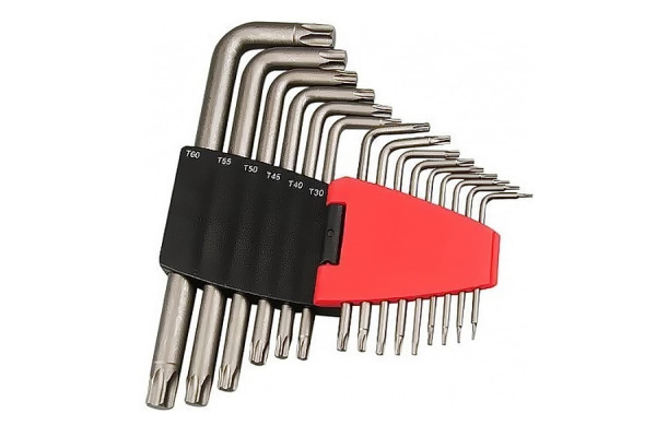 Набор Г-образных ключей FORCE Т6-Т60 15 предметов 5151