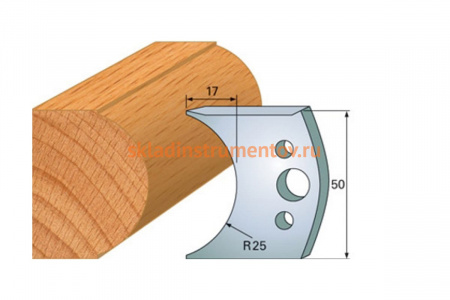 Комплект из 2-х ножей 50x4 SP CMT 690.546