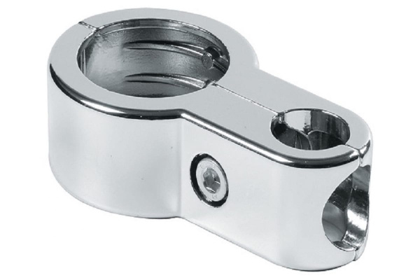 Соединитель 2-х параллельных и перпендикулярных труб MFK-TORG 50+25 мм Z-017 PI27*50