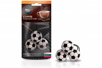 Подвесной ароматизатор Airline Футбол бодрящий кофе AFFO127
