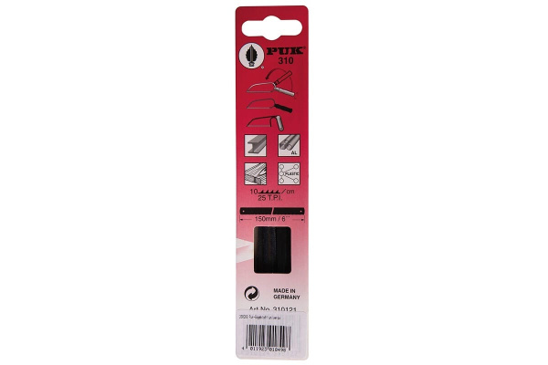Полотно 150х10 мм для металла PUK HAUPA 200288