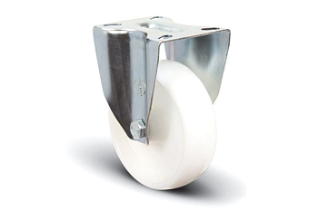 Колесо нейлоновое неповоротное 200 мм MFK-TORG EM02-ZKZ-200