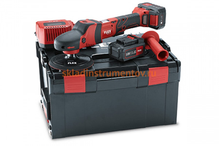 Аккумуляторная ротационная полировальная машинка FLEX PE 150 18.0-EC/5.0 Set 447153