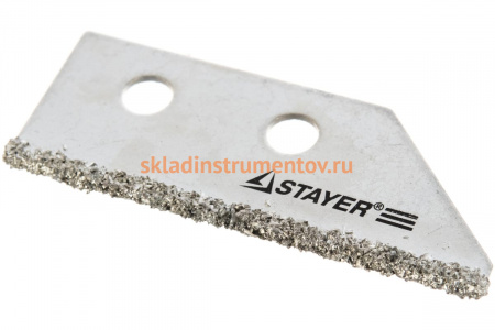 Лезвие сменное с карбидным напылением 2 шт. для скребка 33415 STAYER 33415-S2
