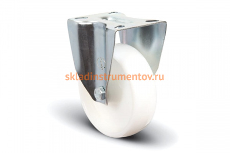 Колесо нейлоновое неповоротное 200 мм MFK-TORG EM02-ZKZ-200