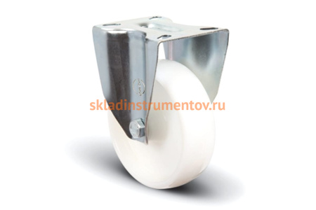 Колесо нейлоновое неповоротное 200 мм MFK-TORG EM02-ZKZ-200