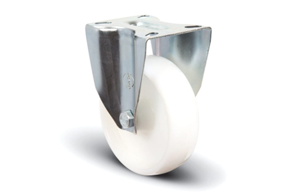 Колесо нейлоновое неповоротное 200 мм MFK-TORG EM02-ZKZ-200