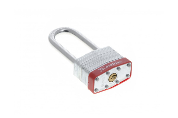 Навесной замок MATRIX 50 мм удлиненная дужка 91809