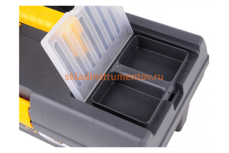 Пластмассовый ящик для инструмента 16 с ячейками VOREL 415х226х200мм 78812