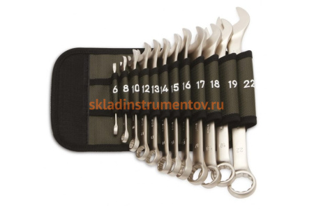 Набор комбинированных ключей 12 штук в фирменной сумке Дело Техники 511312