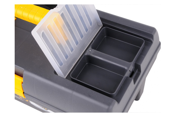 Пластмассовый ящик для инструмента 16 с ячейками VOREL 415х226х200мм 78812