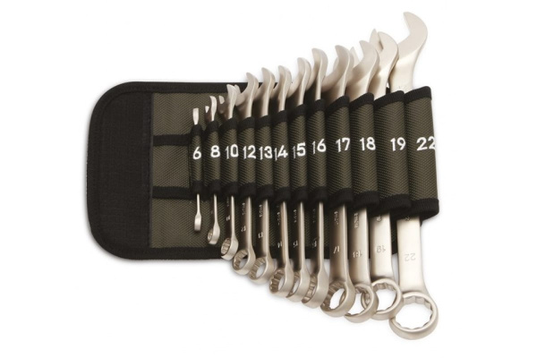 Набор комбинированных ключей 12 штук в фирменной сумке Дело Техники 511312