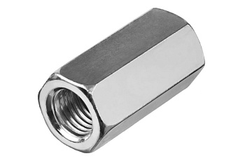 Гайка ЗУБР DIN 6334 переходная, M10, 5 кг, (примерно 122 шт.) оцинкованная 303750-10