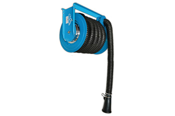 Катушка со шлангом (10 м; 75 мм) для вытяжки отработанных газов Trommelberg HR80-10/75