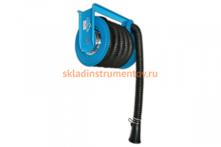 Катушка со шлангом (10 м; 100 мм) для вытяжки отработанных газов Trommelberg HR80-10/100