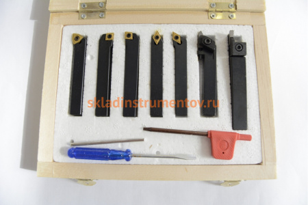 Набор резцов (7 шт; 10 мм) в деревянном ящичке METALMASTER 17341