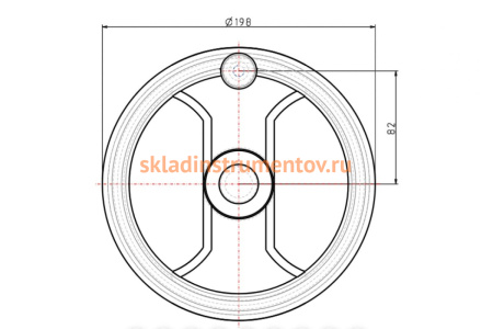 Маховик KIPP K0725.5200X20