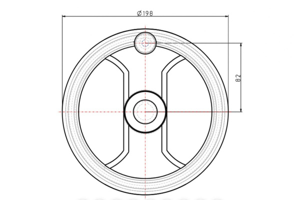 Маховик KIPP K0725.5200X20