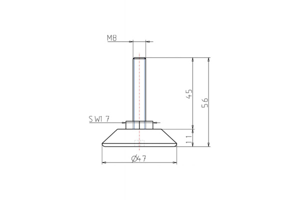 Опора KIPP K0675.4708X040