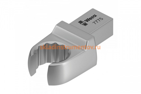 Насадка-накидной ключ 7775 с прорезью (10 мм; 9х12 мм) для динамометрического ключа WERA WE-078650