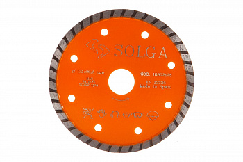 Диск алмазный BASIC турбо по железобетону (125х22.2 мм) Solga Diamant 10802125
