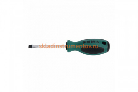 Шлицевая отвертка ROSSVIK SL5х100мм SL5100