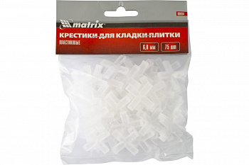 Крестики (75 шт; 6 мм) для кладки плитки MATRIX 88094