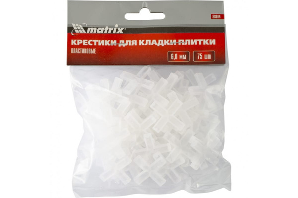 Крестики (75 шт; 6 мм) для кладки плитки MATRIX 88094