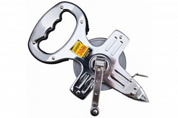 Геодезическая открытая рулетка с металлической лентой 30мх13мм GRIFF 019519