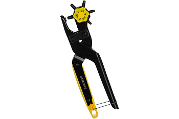 Револьверный дырокол для кожи STAYER PROFESSIONAL усиленный, 6-в-1, 2-4,5мм 22943_z01